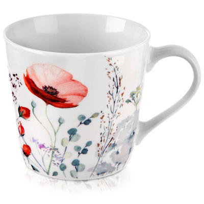 Mug Porcelain Flowers POPPY 430 ml