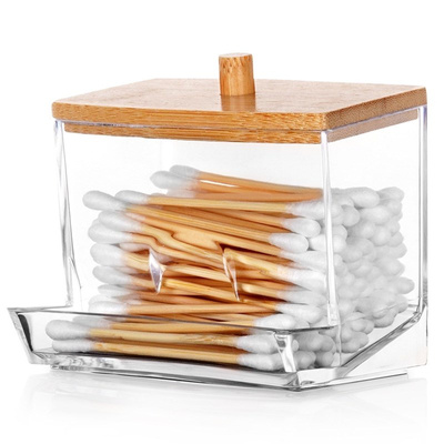 Cosmetic Cotton Swab Container 9x7.3x9 cm