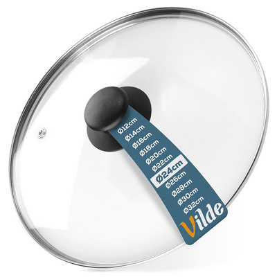 Lid Glass Heat-Resistant 24 cm