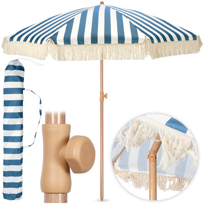 Beach and Garden Umbrella Adjustable 198 cm