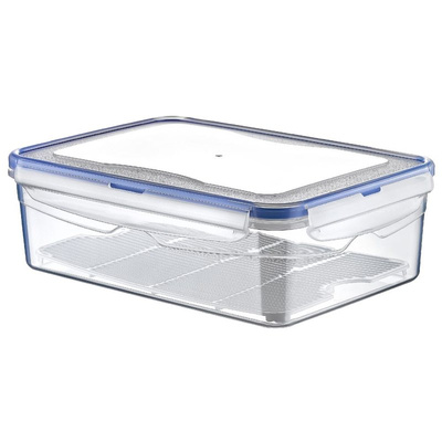 Food Container with Lid and Gasket with Grid 4.3 l