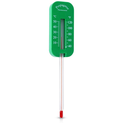 Soil Thermometer Driven Into