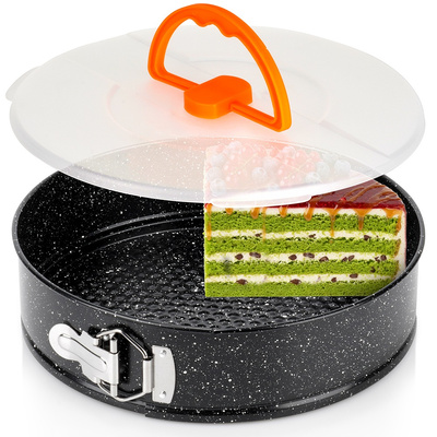 Tortownica rozpinana granitowa z pokrywką 26 cm