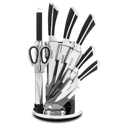 Knife Set Steel with Holder 8 pcs