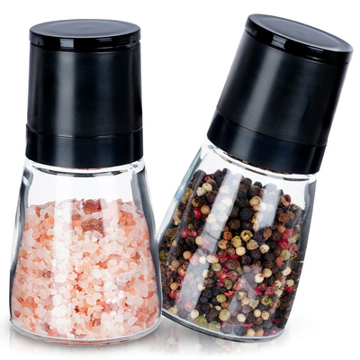 Pepper and Salt Grinder Glass 2 pcs