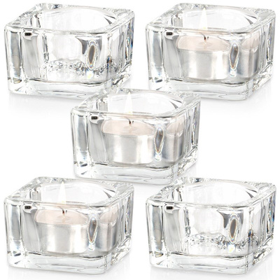 Candle Holder Glass for Tealight 5 cm 5 pcs