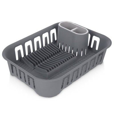 Dish Drainer Rack Gray 39x29x11 cm