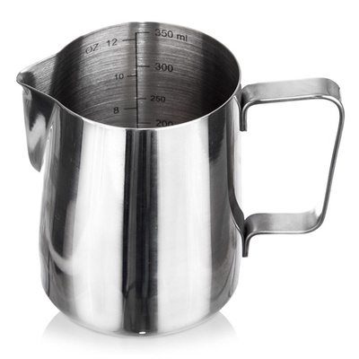 Milk Jug Steel with Measure 350 ml