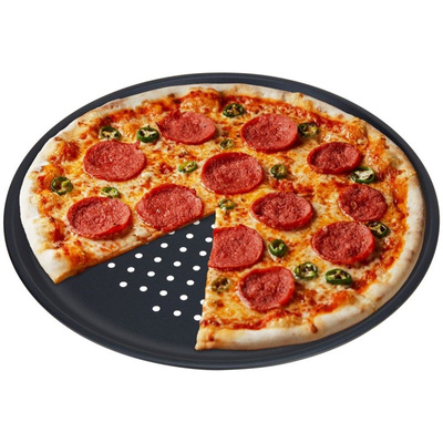 Pizza Tray Perforated 32 cm