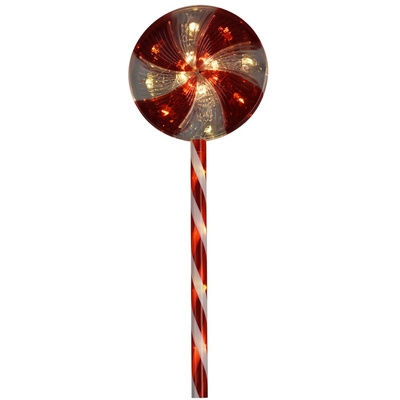 Lampki świąteczne lizak zewnętrzne 60 LED 62 cm 3 szt.