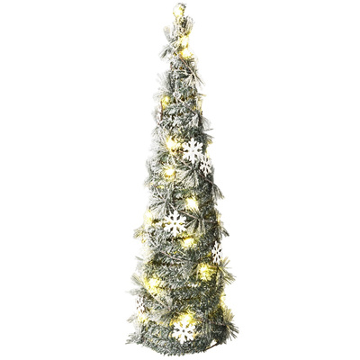 Choinka świecąca stożek zielona 30 LED 60 cm