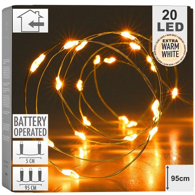 Christmas String Lights 20 LED 95 cm
