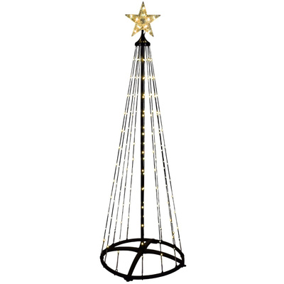 Choinka świecąca stożek zewnętrzna 150 cm