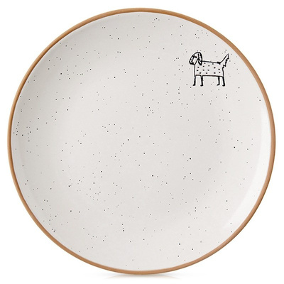 Dessert Plate Ceramic Beige 20 cm