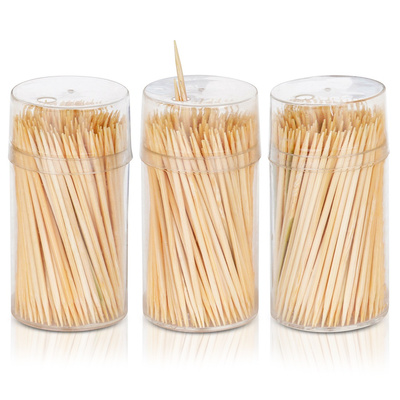 Wykałaczki bambusowe 6,5 cm 3x200 szt.