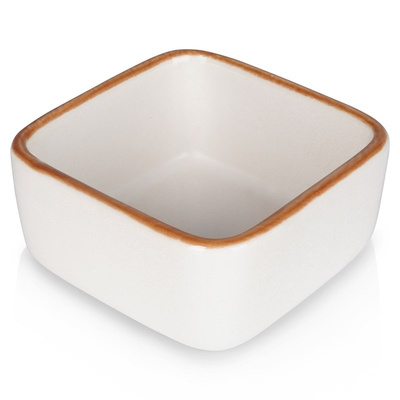 Casserole Dish Ceramic White 7.5x7.5x3.5 cm, 85 ml