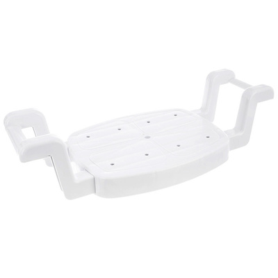 Siedzisko do wanny regulowane białe 58-77x27,5 cm
