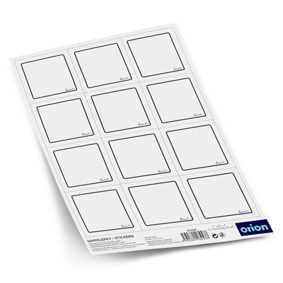 Pantry Labels White Self-Adhesive WHITELINE 12 pcs