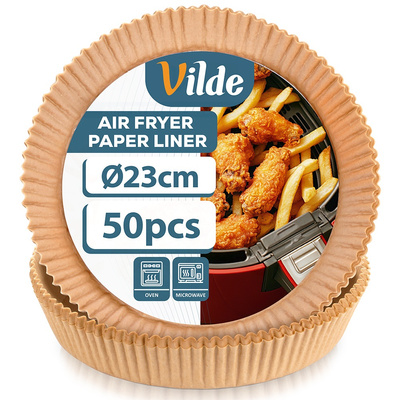 Air Fryer Liners Oil Free Paper Round 23 cm 50 pcs