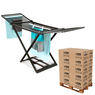 Suszarka na pranie czarna rozkładana XXL 208 cm (paleta 16 szt.)
