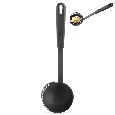 Soup Ladle with Colander Black BLACKLINE 150 ml, 30.5 cm