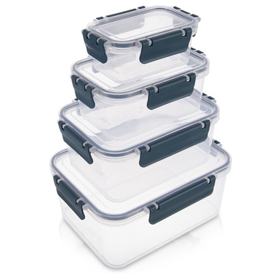 Food Containers with Lid and Gasket 4 pcs