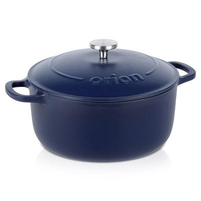 Pot with Lid Cast Iron Enamel LITINA 26 cm, 5.2 l