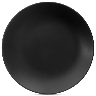 Dinner Plate Ceramic Black 27 cm