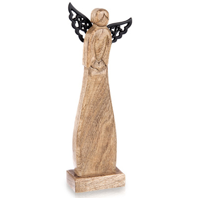 Figurka drewniana świąteczna anioł MANGO 34 cm