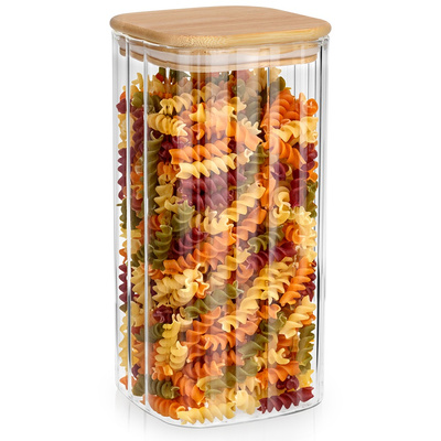 Dry Food Storage Container Glass with Lid and Gasket 1.6 l