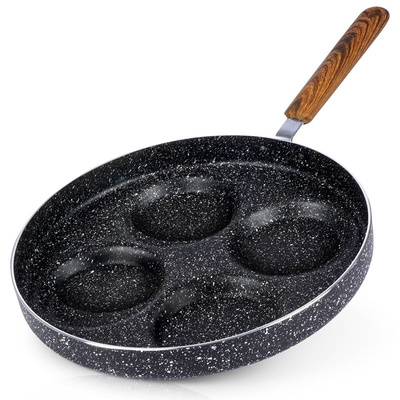 Egg Pan Granite 4 Holes NATURE 26 cm