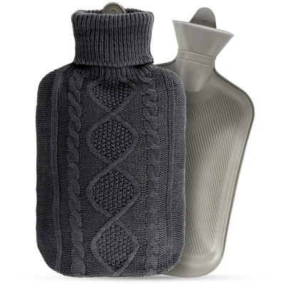 Termofor z pokrowcem szary 2 l