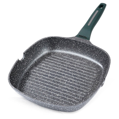 Grill Pan Granite Square OLEA 28 cm