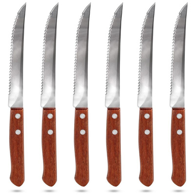 Steak Knives Steel 20.5 cm 6 pcs